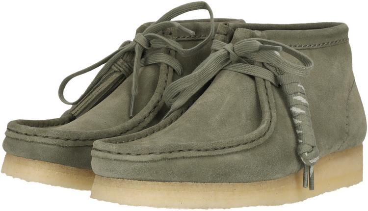 Clarks Originals Clarks Originals Wallabee Boot. Khaki/Green Sde Halbschuhe Damen - 5300 Khaki/Green Sde - 1 | SportScheck