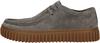 Clarks Torhill Lo Grey Suede Halbschuhe Herren - 1232 Grey Suede