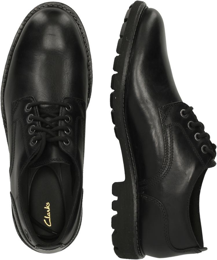 Clarks Clarks Batcombe Tie Black Leather Halbschuhe Herren - 1216 Black Leather - 2 | SportScheck