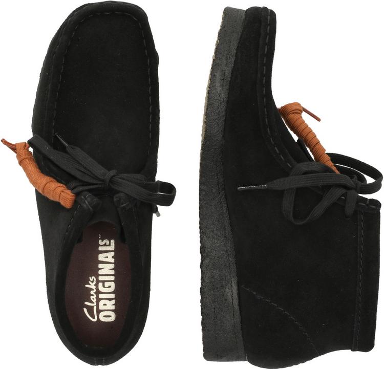 Clarks Originals Clarks Originals Wallabee Boot. Black Sde Halbschuhe Damen - 1219 Black Sde - 2 | SportScheck