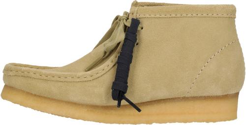 Clarks Originals Wallabee Boot Maple Suede Halbschuhe Damen