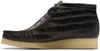 Clarks Originals Wallabee Boot Halbschuhe Damen - 1276 BlkCroc Distress