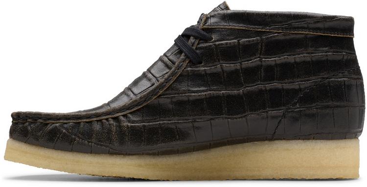 Clarks Originals Clarks Originals Wallabee Boot Halbschuhe Damen - 1276 BlkCroc Distress - 0 | SportScheck