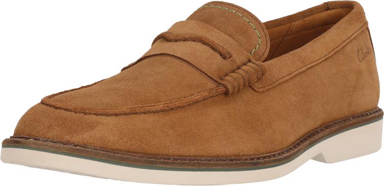 Clarks Clarks Atticus Slipper Herren - 1224 Cola Suede - 0 | SportScheck