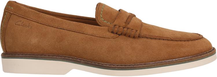 Clarks Clarks Atticus Slipper Herren - 1224 Cola Suede - 1 | SportScheck