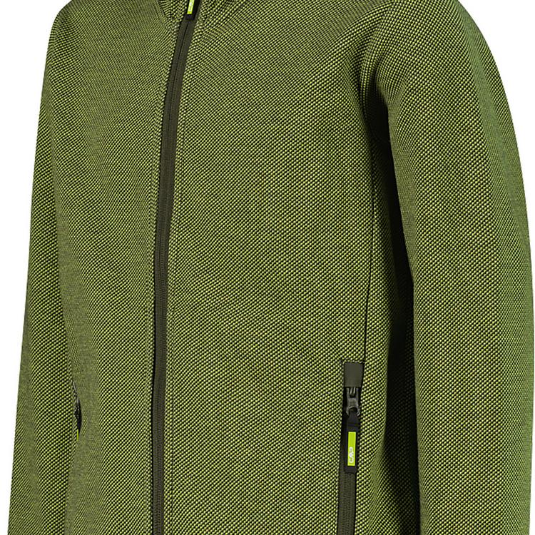 CMP CMP KID JACKET FIX HOOD Rundhalspullover Kinder - Oliv103 - 3 | SportScheck