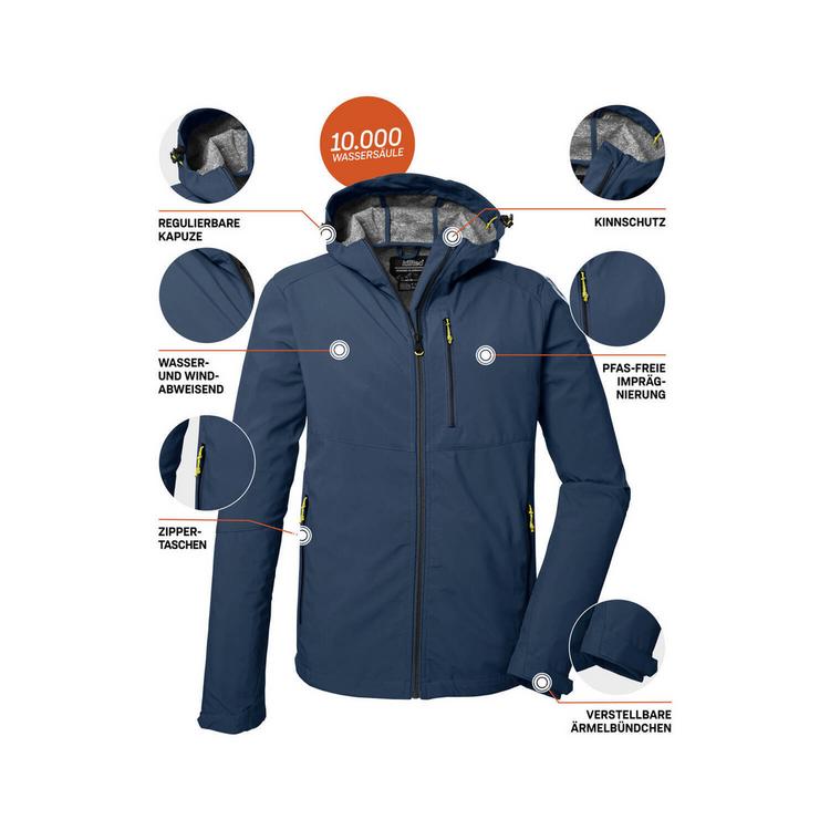 KILLTEC KILLTEC KOS 259 Funktionsjacke Herren - Blau3024 - 3 | SportScheck