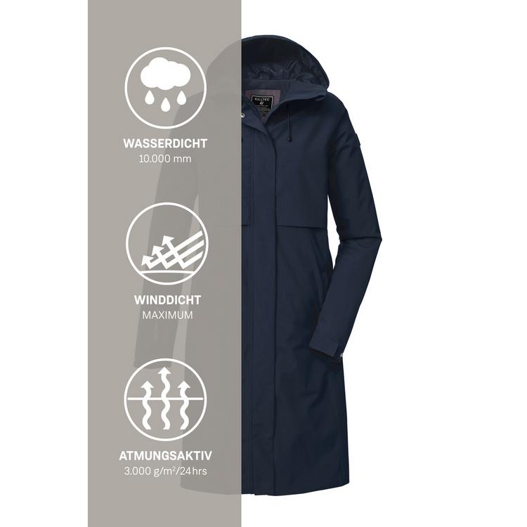 KILLTEC KILLTEC KOS 46 WMN PRK Softshelljacke Damen - Blau3023 - 4 | SportScheck