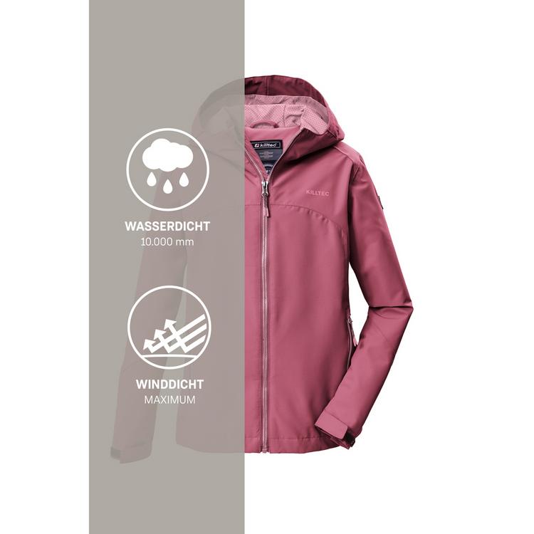 KILLTEC KILLTEC KOS 157 GRLS JCKT Softshelljacke Kinder - Rose4018 - 4 | SportScheck