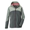 KILLTEC KOS 158 GRLS JCKT Softshelljacke Kinder - Gr&uuml;n2045