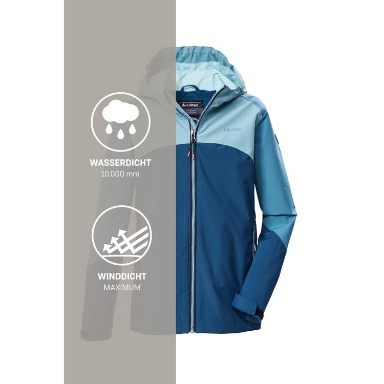 KILLTEC KILLTEC KOS 158 GRLS JCKT Softshelljacke Kinder - Blau3048 - 4 | SportScheck
