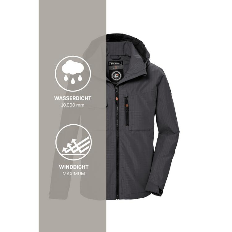 KILLTEC KILLTEC KOS 140 Softshelljacke Jungen - Anthrazit - 4 | SportScheck