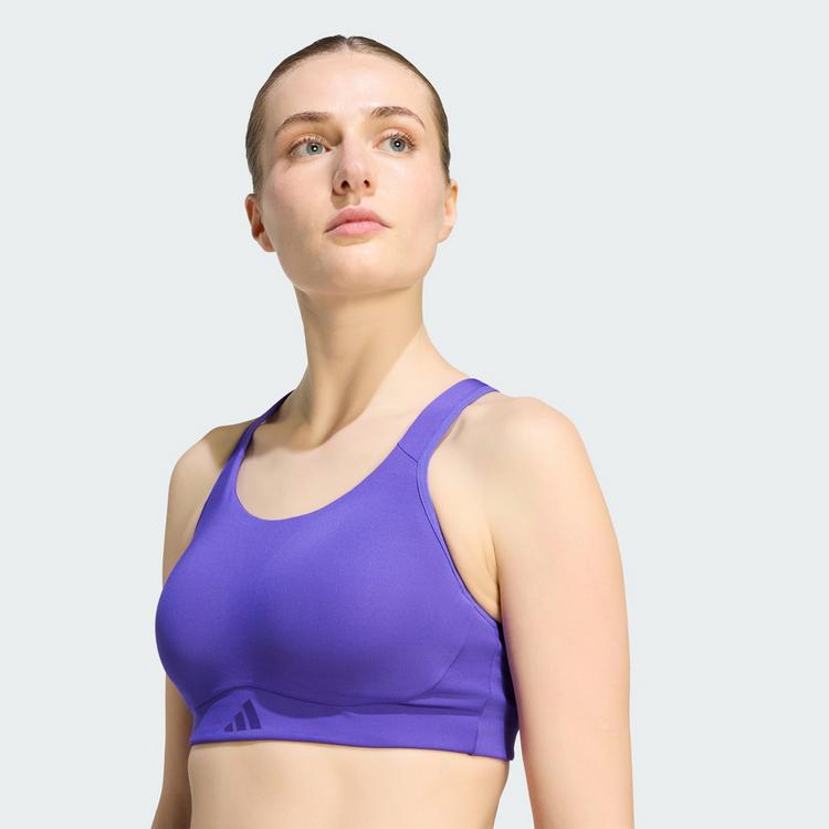 adidas adidas Optime Workout BH, hohe Belastung BH Damen - Pure Purple - 3 | SportScheck