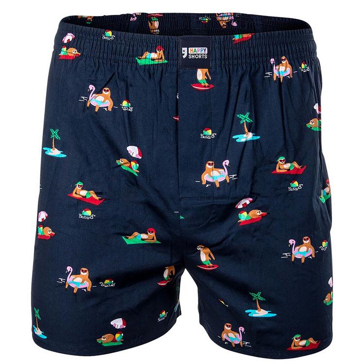 HAPPY SHORTS HAPPY SHORTS Web-Boxershorts Unterhose Herren - Poolparty - 0 | SportScheck