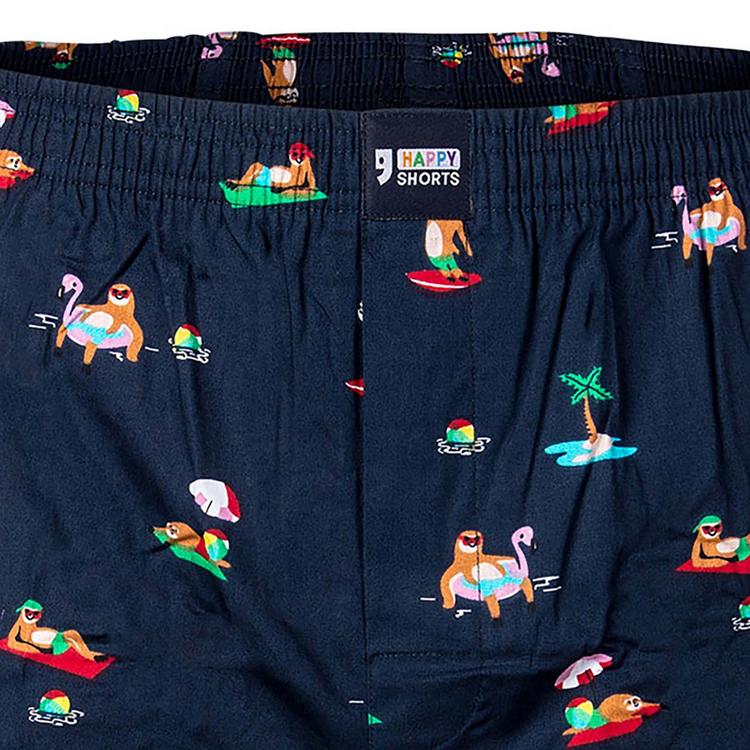 HAPPY SHORTS HAPPY SHORTS Web-Boxershorts Unterhose Herren - Poolparty - 1 | SportScheck