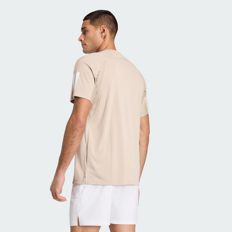 adidas adidas Club Tennis CLIMACOOL 3-Streifen T-Shirt Funktionsshirt Herren - Khaki Three - 1 | SportScheck