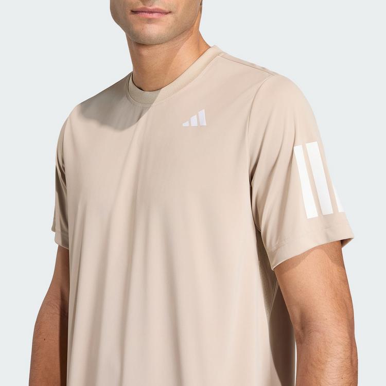 adidas adidas Club Tennis CLIMACOOL 3-Streifen T-Shirt Funktionsshirt Herren - Khaki Three - 0 | SportScheck