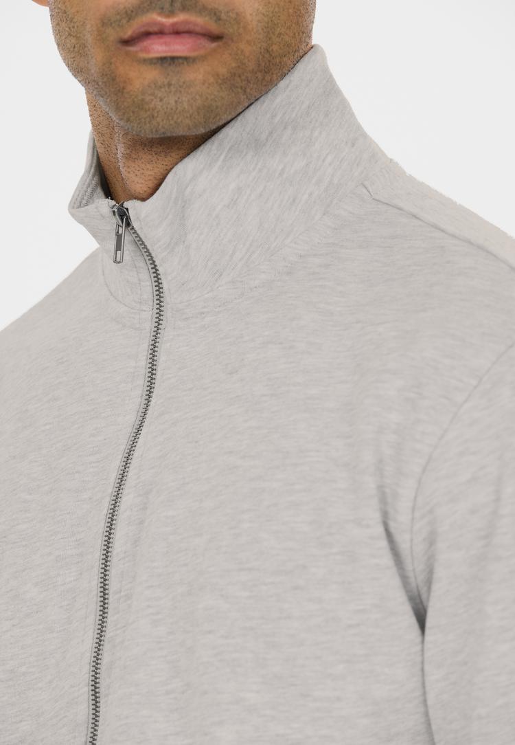 NOU NOU Maynard Sweatjacke Herren - 1005 Light Grey Melange - 0 | SportScheck