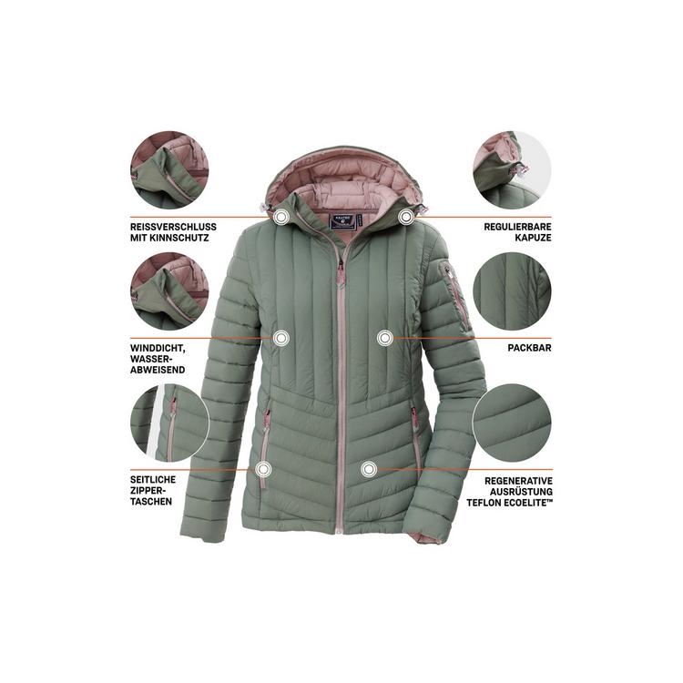 KILLTEC KILLTEC KOS 75 WMN QLTD JCKT Softshelljacke Damen - Gr&uuml;n2044 - 3 | SportScheck