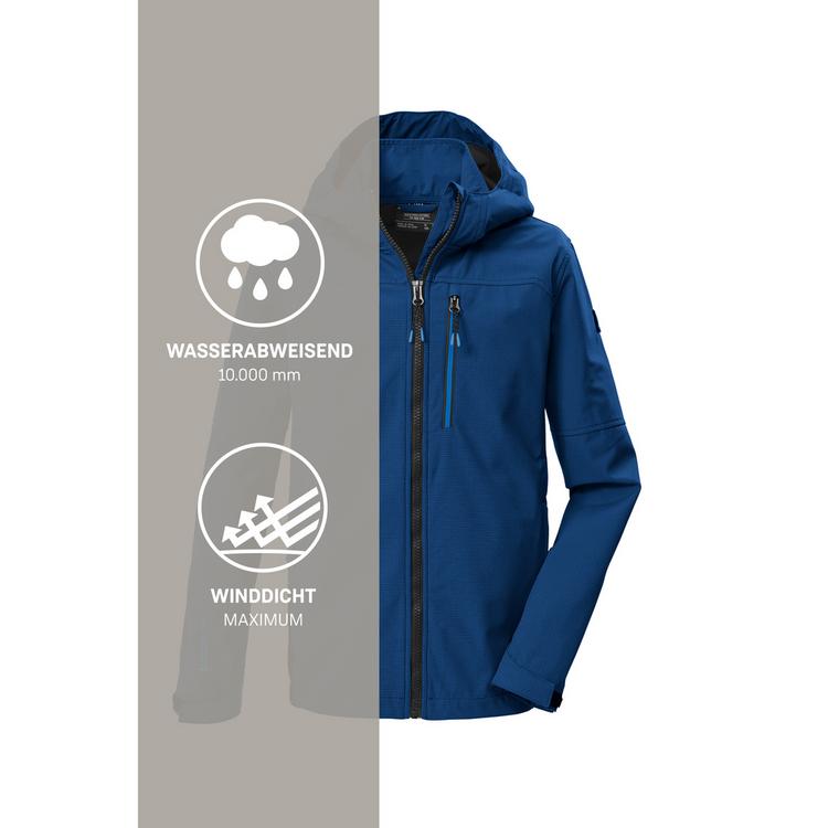 KILLTEC KILLTEC KOS 143 BYS SFTSHLL JCKT Softshelljacke Kinder - Blau3029 - 4 | SportScheck