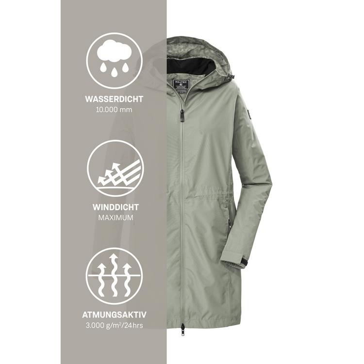 KILLTEC KILLTEC KOS 35 WMN PRK Softshelljacke Damen - Gr&uuml;n2046 - 4 | SportScheck
