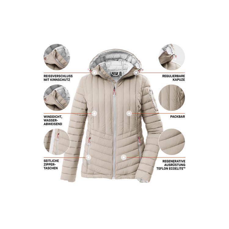 KILLTEC KILLTEC KOS 75 WMN QLTD JCKT Softshelljacke Damen - Zement8410 - 3 | SportScheck