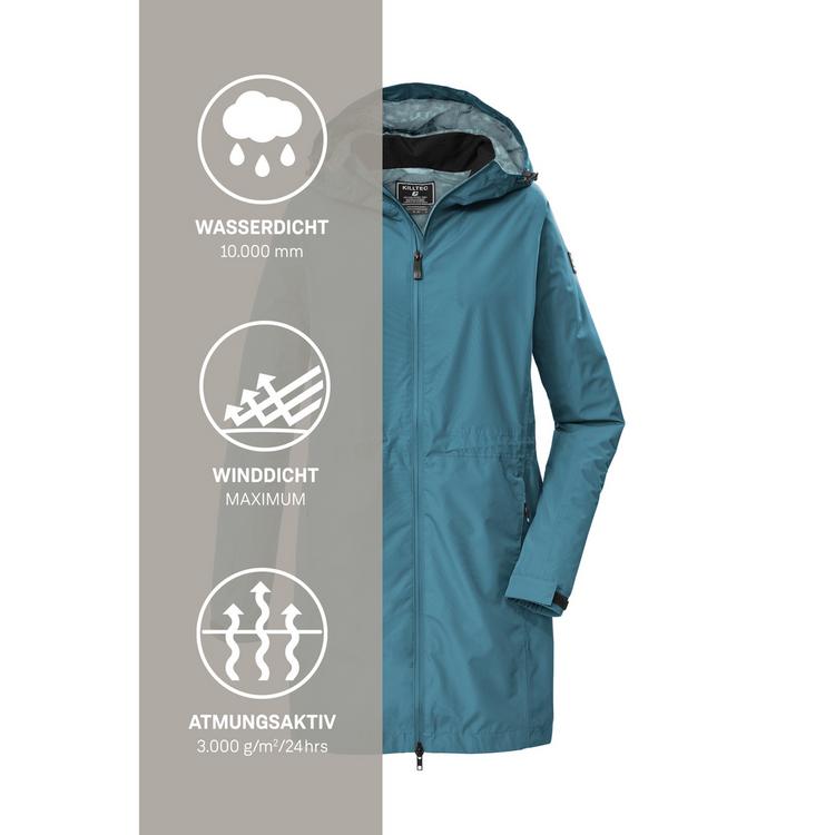 KILLTEC KILLTEC KOS 35 WMN PRK Softshelljacke Damen - Blau3058 - 4 | SportScheck