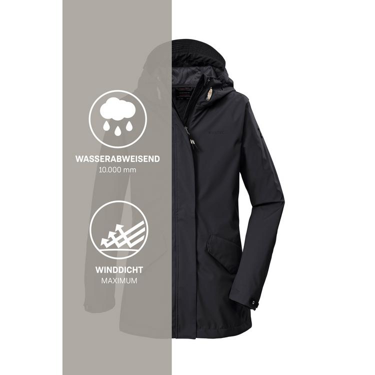 KILLTEC KILLTEC KOS 120 GRLS SFTSHLL PRK Funktionsjacke Kinder - Schwarz0110 - 4 | SportScheck