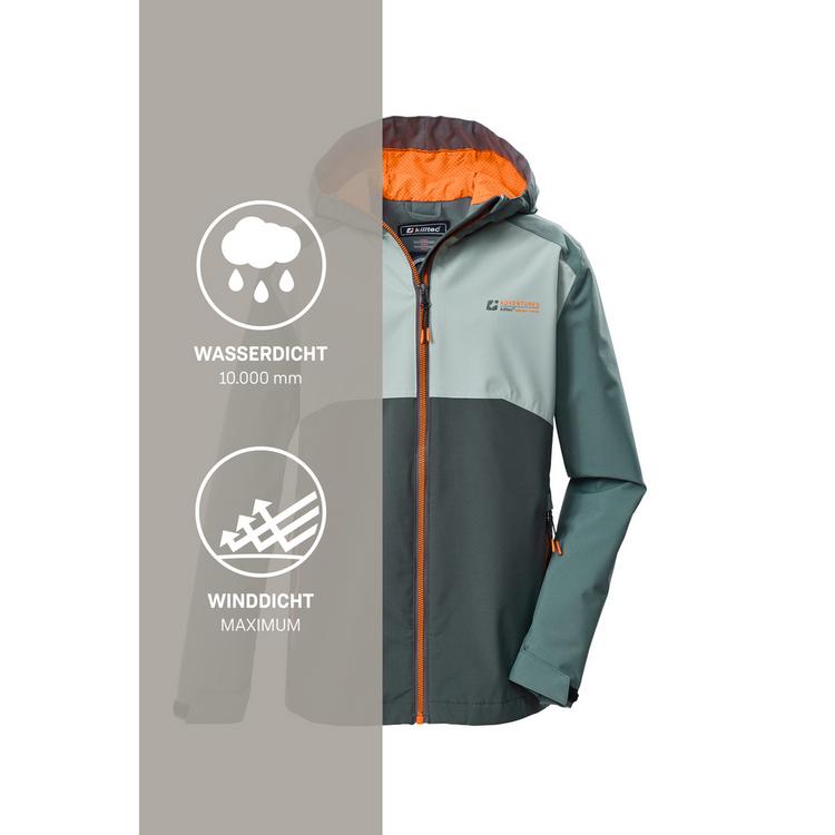 KILLTEC KILLTEC KOS 147 BYS JCKT Softshelljacke Kinder - Gr&uuml;n2045 - 3 | SportScheck
