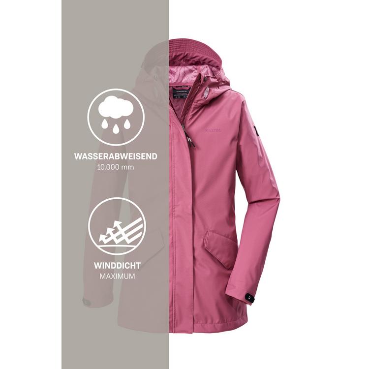 KILLTEC KILLTEC KOS 120 GRLS SFTSHLL PRK Funktionsjacke Kinder - Rose4018 - 4 | SportScheck