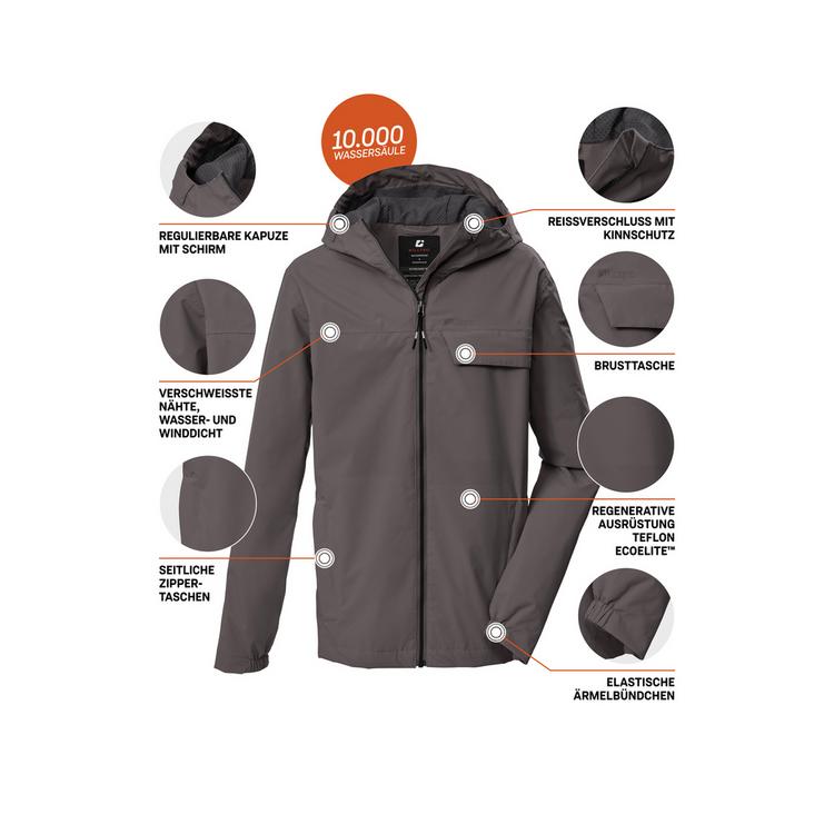 KILLTEC KILLTEC KOS 125 BYS JCKT Softshelljacke Kinder - Grau0629 - 3 | SportScheck