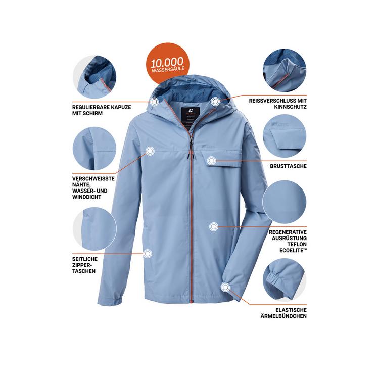 KILLTEC KILLTEC KOS 125 BYS JCKT Softshelljacke Kinder - Blau3027 - 3 | SportScheck