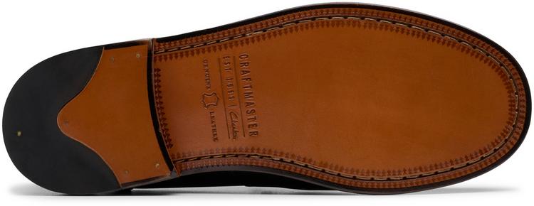 Clarks Clarks CraftJames Slipper Herren - 1216 Black Leather - 4 | SportScheck