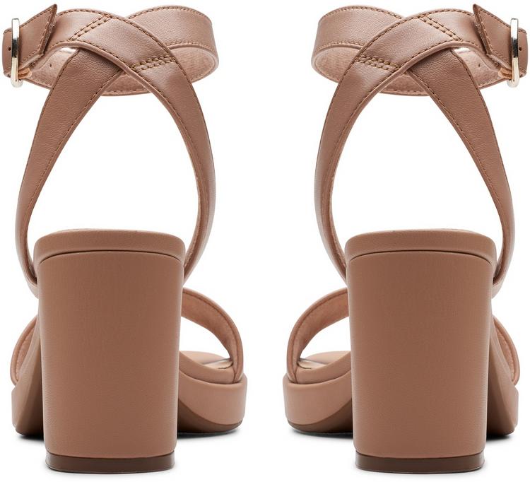 Clarks Clarks AmbyrLyn Bay Sandalen Damen - 1259 Warm Beige Lea - 2 | SportScheck