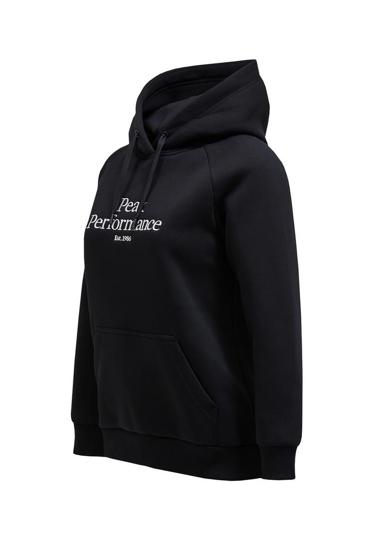 Peak Performance Peak Performance W Original Hood Sweatshirt Damen - black - 2 | SportScheck
