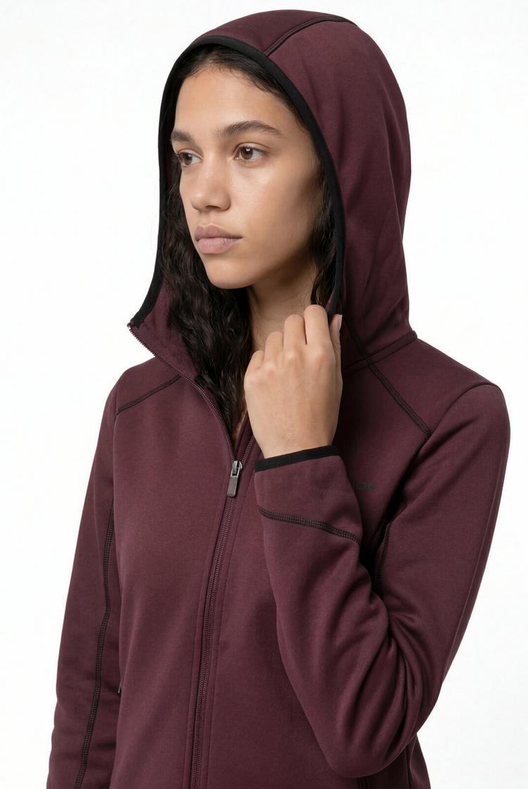 VAUDE VAUDE SE Women's Manang Hoody Jacket Outdoorjacke Damen - dark oak - 0 | SportScheck