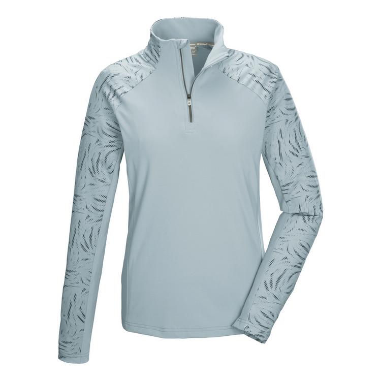 KILLTEC KILLTEC KSW 56 WMN FLX SHRT Langarmshirt Damen - Kristallblau - 0 | SportScheck