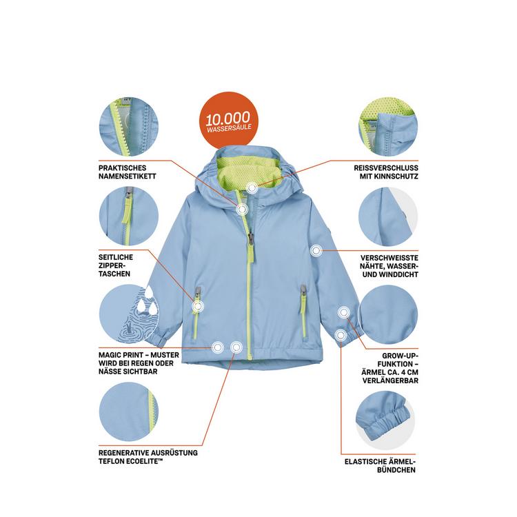 first instinct by killtec first instinct by killtec FIOS 26 MNS JCKT Softshelljacke Kinder - Blau3027 - 6 | SportScheck