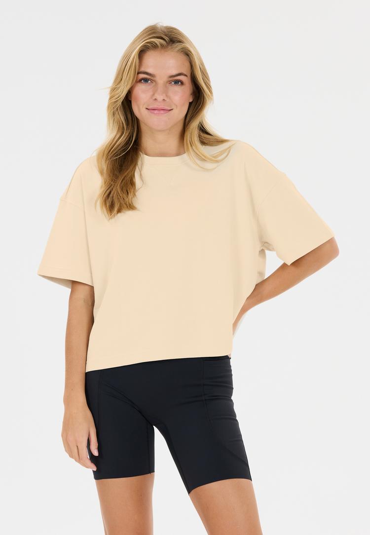 Athlecia Athlecia Crecy Kurzarmhemd Damen - 1106 Oatmeal - 1 | SportScheck