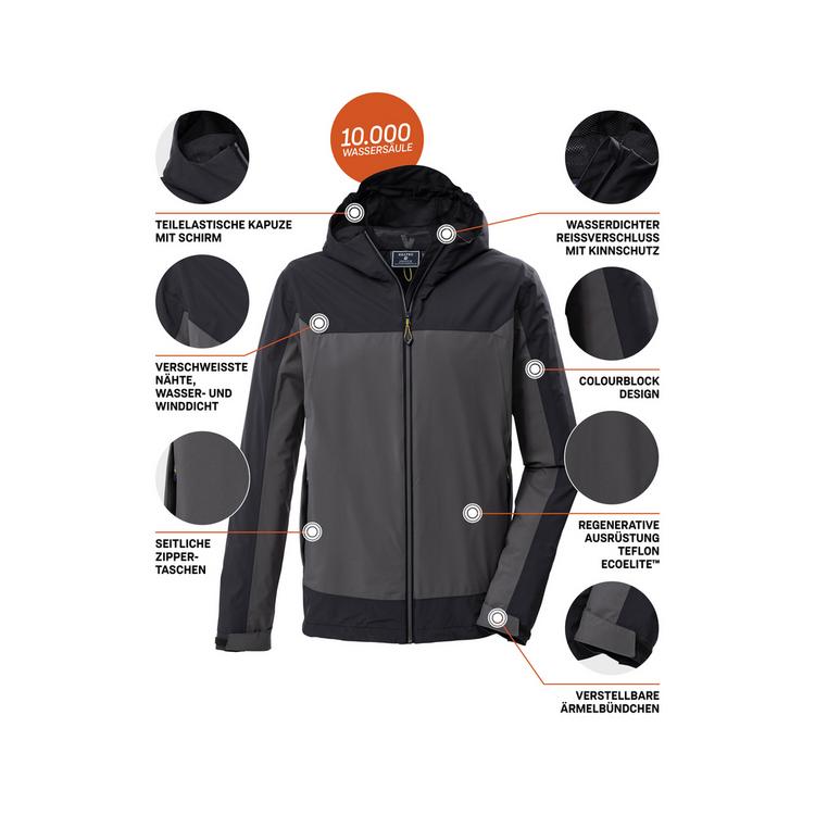 KILLTEC KILLTEC KOS 40 MN JCKT Funktionsjacke Herren - Anthrazit - 3 | SportScheck