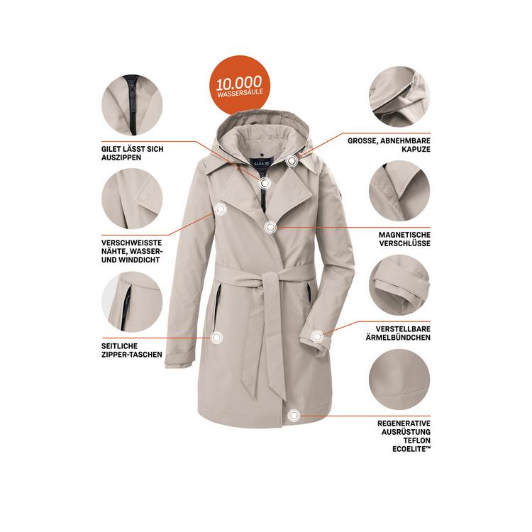 G.I.G.A. DX by killtec G.I.G.A. DX by killtec GS 82 WMN PRK Funktionsmantel Damen - Sand8110 - 4 | SportScheck