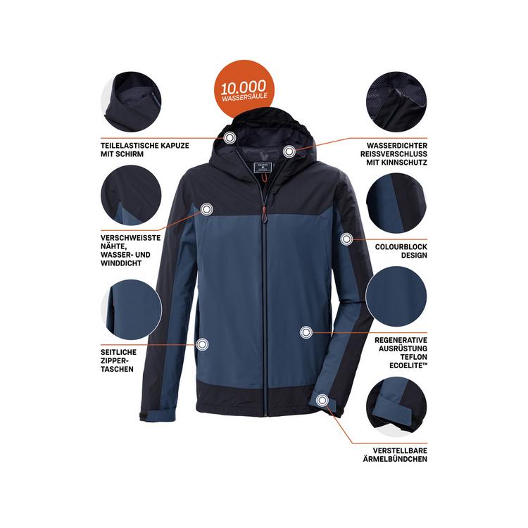 KILLTEC KILLTEC KOS 40 MN JCKT Funktionsjacke Herren - Blau3024 - 3 | SportScheck