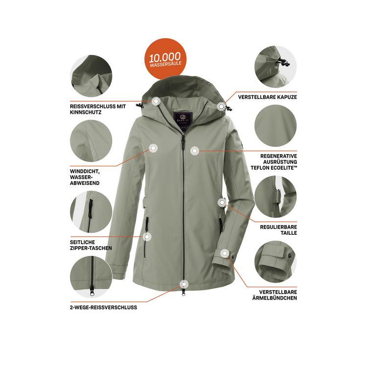 G.I.G.A. DX by killtec G.I.G.A. DX by killtec GS 114 WMN JCKT Softshelljacke Damen - Gr&uuml;n2023 - 3 | SportScheck