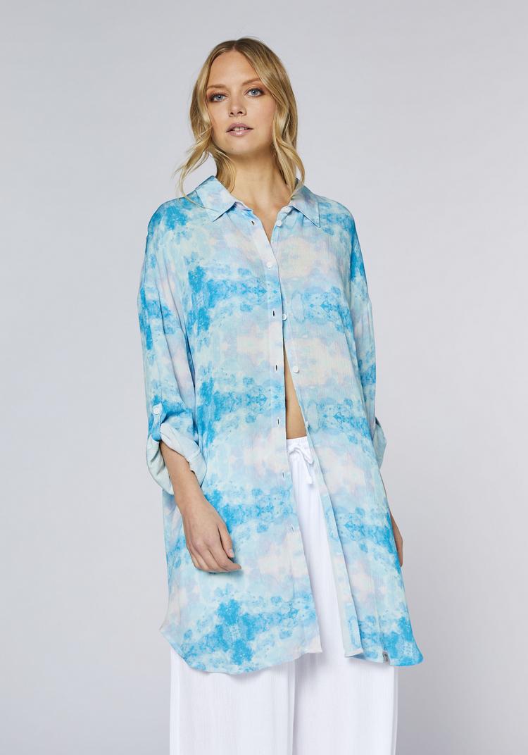 Chiemsee Chiemsee Bluse Kurzarmbluse Damen - 13-4307 Tropical Breeze - 0 | SportScheck