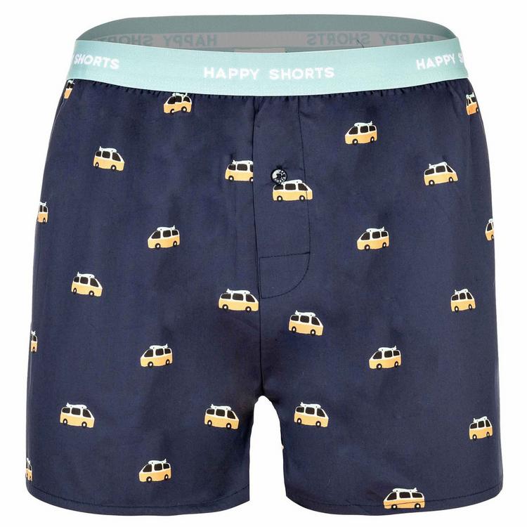 HAPPY SHORTS HAPPY SHORTS Web-Boxershorts Unterhose Herren - Bus - 0 | SportScheck