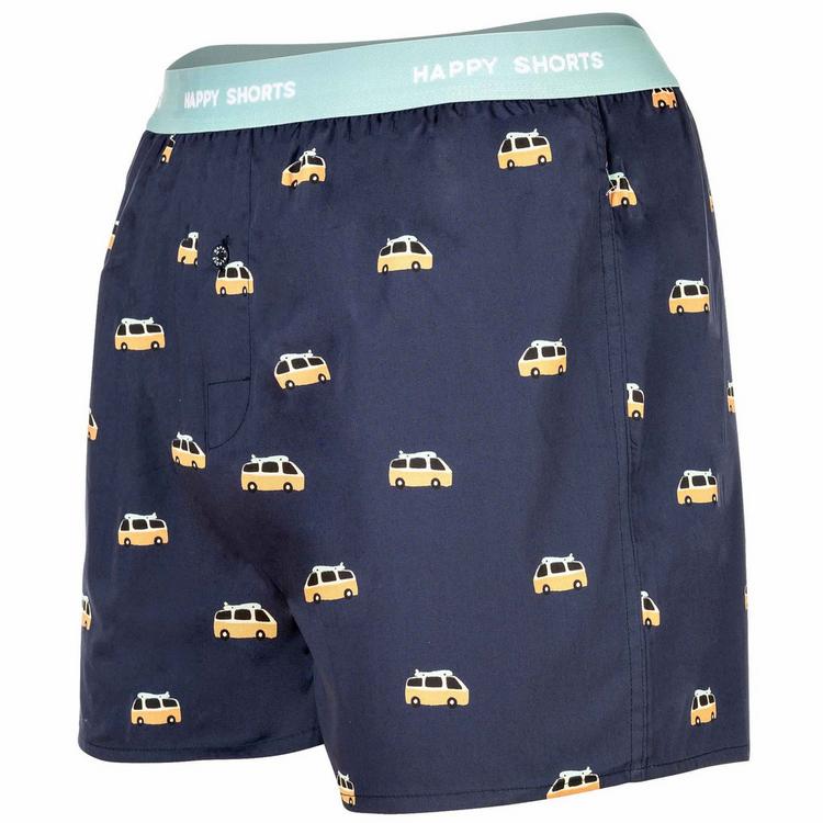 HAPPY SHORTS HAPPY SHORTS Web-Boxershorts Unterhose Herren - Bus - 0 | SportScheck