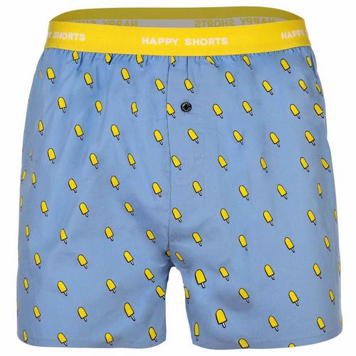 HAPPY SHORTS Web-Boxershorts Unterhose Herren