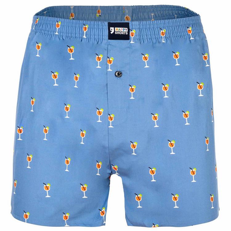 HAPPY SHORTS HAPPY SHORTS Web-Boxershorts Unterhose Herren - Aperol - 0 | SportScheck