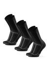 DANISH ENDURANCE Long Distance Crew Socken - Black/Grey
