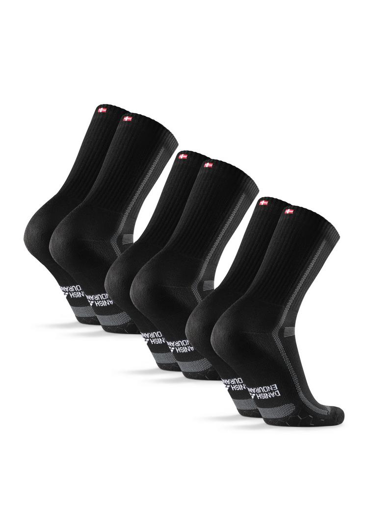 DANISH ENDURANCE DANISH ENDURANCE Long Distance Crew Socken - Black/Grey - 0 | SportScheck
